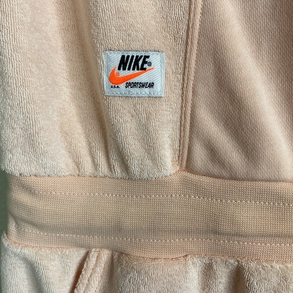 Nike big girls heritage terry jumper peach size large EUC - Picture 5 of 7